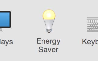 STEP 4 - emporarily Change the Energy Saver Settings