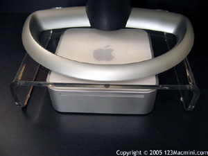 with monitor on it