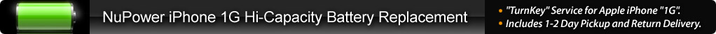 NuPower iPhone 1G Battery Service