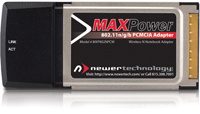 MAXPower 802.11n/g/b Wireless PCMCIA Laptop Cardbus Adapter