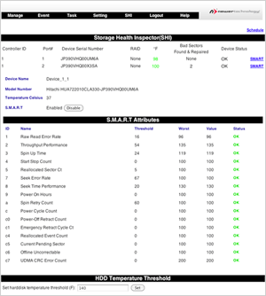 RAID Manager Screenshot
