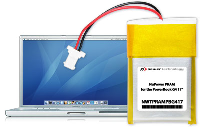 PRAM Batteries for PowerBook G4 17 1.5GHz - 1.67GHz systems