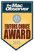 The Mac Observer Editors Choice Award Logo