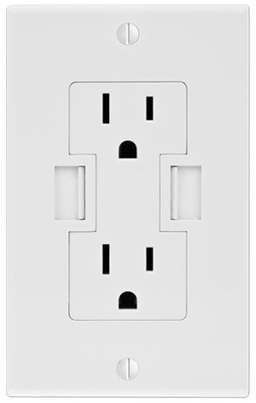 Power2U - AC/USB Wall Outlet