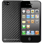 NuGuard Carbon Snap Case black for iPhone 4