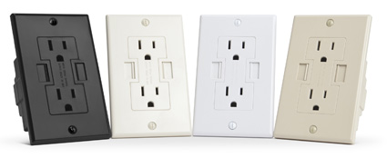 Power2U - AC/USB Wall Outlet