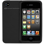 NuGuard Silicone Case black for iPhone 4