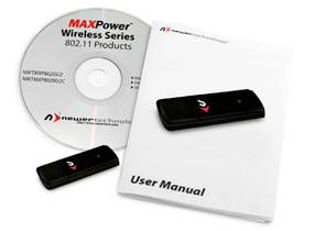 MAXPower 802.11g/b Wireless Adapter Includes