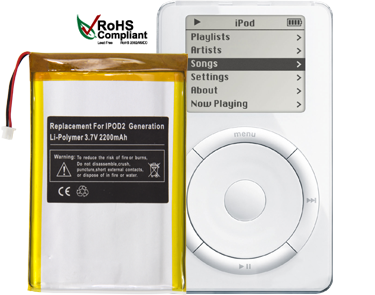 NuPower Batteries for iPod 1st and 2nd Gen