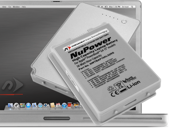 NuPower Batteries for PowerBook G4 15-inch Aluminum