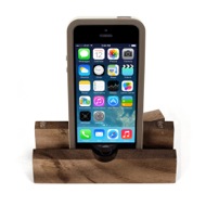 iEcostand Walnut with Apple iPhone