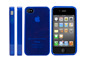 Blue NuGuard Case for iPhone 4