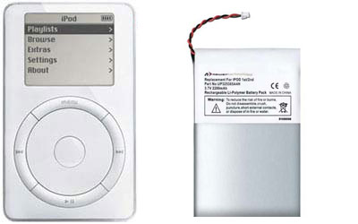 1st Gen/2nd Gen iPod Batteries