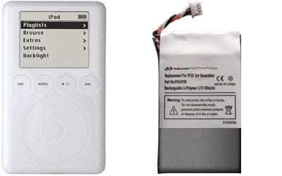 3rd Gen iPod Batteries