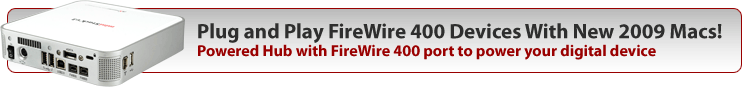 Use FW400 with 2009 Macs
