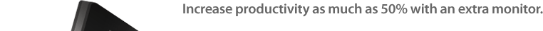 Increase productivity as much as 50%