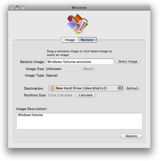  Cloning your Boot Camp Partition 
