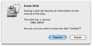 Formatting your Hard Drive for Mac