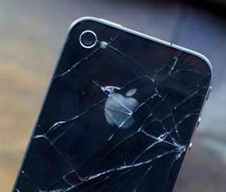 Cracked iPhone