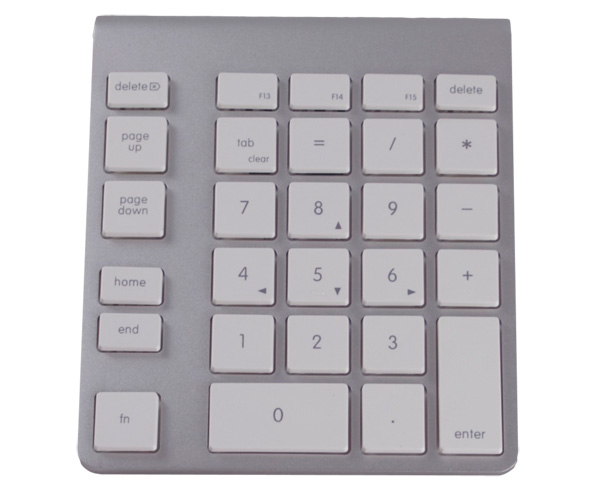 Wireless Aluminum Keypad top