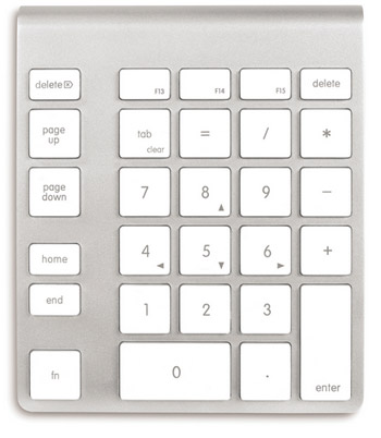 keypad white