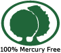 100% Mercury Free