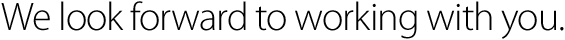Reseller We Look Forward to Working With You