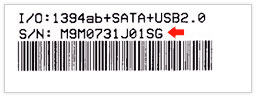Serial Number for 0GB Kits