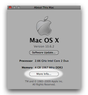 About This Mac