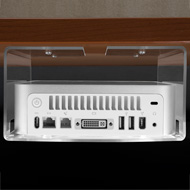 NuShelf Mac mini ports