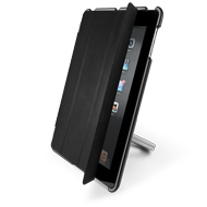 NuGuard GripStand 3 with Black iPad and Smart Cover