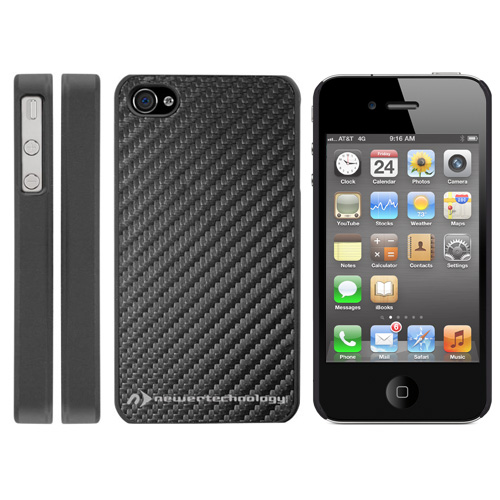 NewerTech® : iDevice : NuGuard Carbon Fiber Style Protective Case for  Apple® iPhone® 4 & 4S