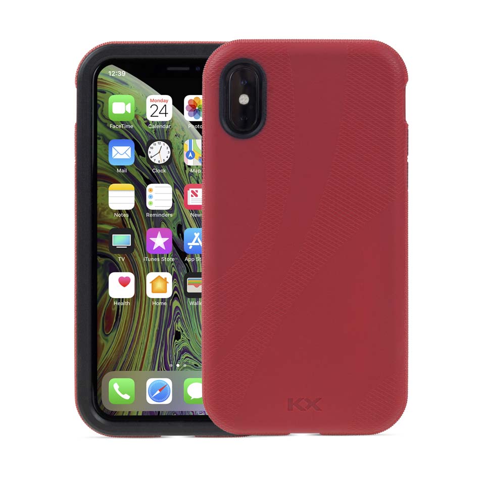 iPhone X/XS Hard Shell Phone Case RED