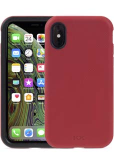 Frejr-Coque Premium Per IPhone XS - Navy, Con Intarsi In Legno E Tessuto Danese