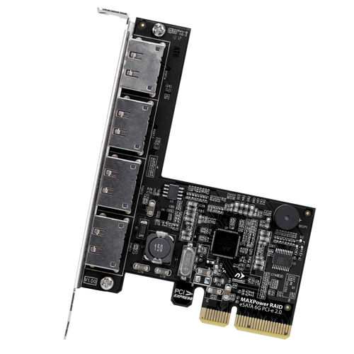 Oodelay PE-134 eSATA III 6Gbps 4 Ext Port PCI-e Host Controller for Mac/PC Port Multiplier Capable 