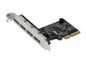MAXPower eSATA 6G PCIe 2.0 RAID Capable Controller Card Includes
