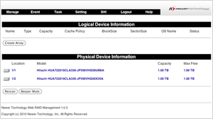 NewerTech Web Manager