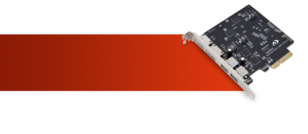 MAXPower eSATA 6G 2-port eSATA 6Gb/s & 2-port USB 3.0 PCIe Controller Card