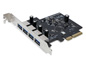 MAXPower eSATA 6G 2-port eSATA 6Gb/s & 2-port USB 3.0 PCIe Controller Card