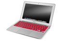 NewerTech NuGuard Red Keyboard Cover Silicone Skin for 2010/2011 MacBook Air 11 Laptop.