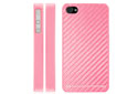 NewerTech NuGuard Carbon Style Case for Apple iPhone 4 Pink.