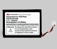 4th Gen or Photo iPod Batteries