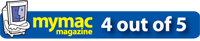 MyMac 4 out of 5 Rating