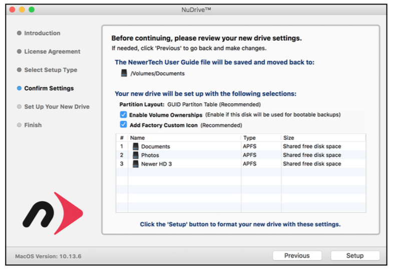 custom settings